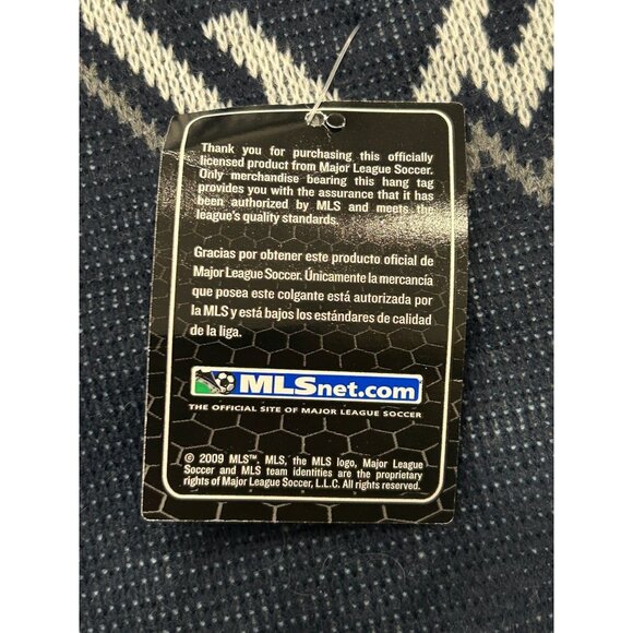 Vancouver Whitecaps Vs Toronto FC MLS Licensed Scarf Scarves Navy Light Blue - Picture 6 of 9